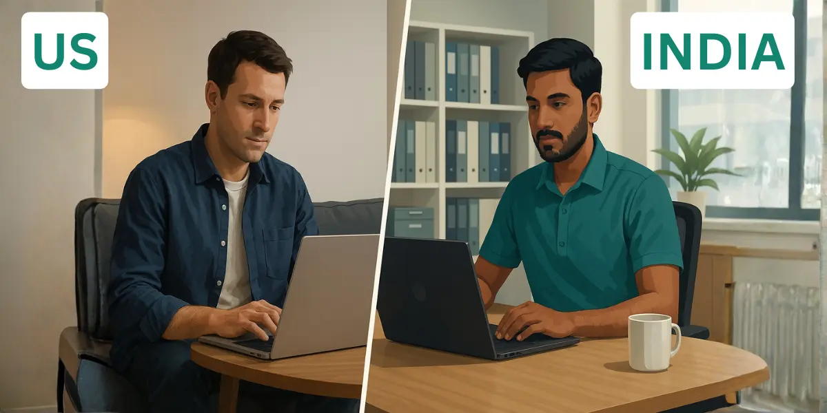 US vs India virtual assistant