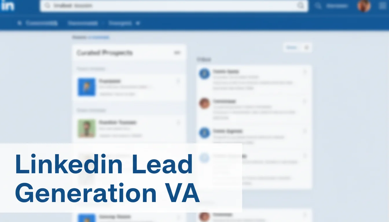 linkedin lead generation virtual assistant